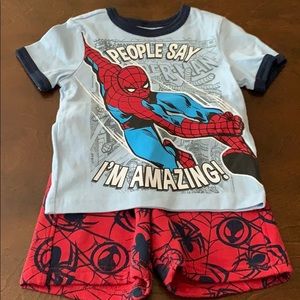 New and Used Spiderman Gymboree Two Piece